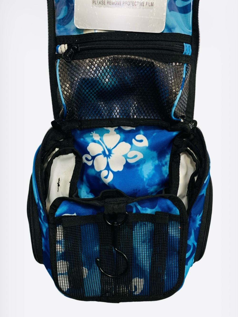 L.L. Bean Hawaiian Floral Print Travel Toiletries Bag - Picture 4 of 8
